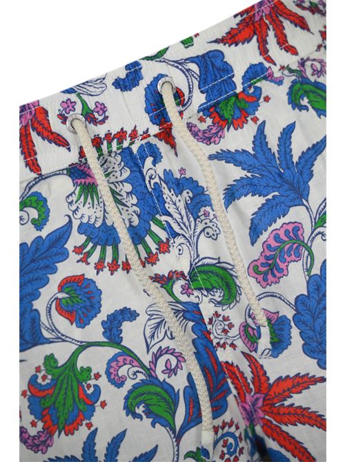 Costume da bagno in lino con stampa fiori Mc2 Saint Barth | GUSTAVIA LINEN04232F CANGU FLOWER 10